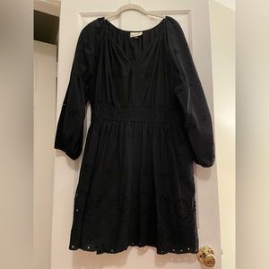 Eyelet Mini Dress